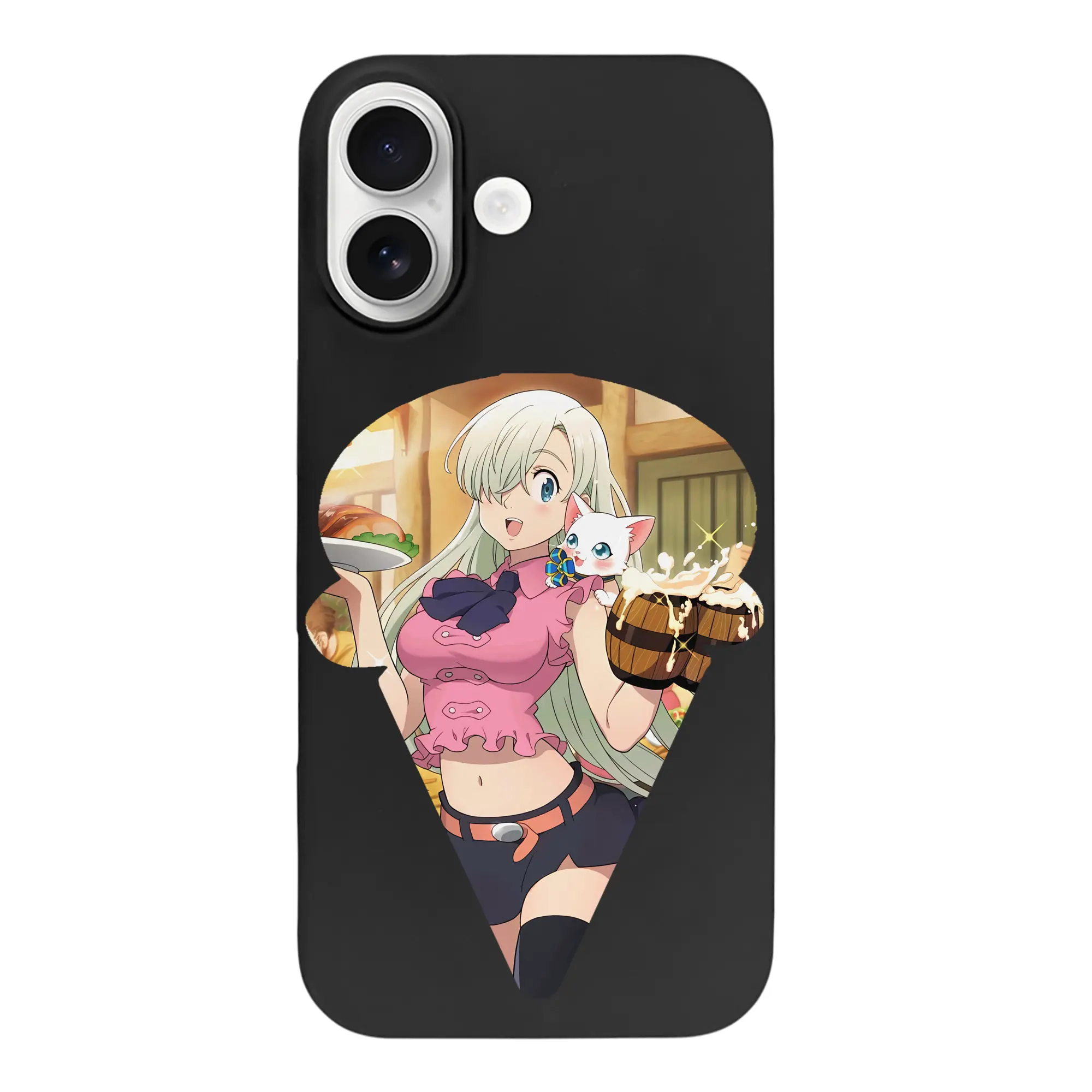 七つの大罪 グッズ エリザベス - iPhone 17 シリーズ シリコンケース 薄型 耐衝撃 指紋防止 ソフトタッチカバー 精密フィット 傷防止 保護ケース iPhone 17/17 Air/17 Pro/17 Pro Max 対応